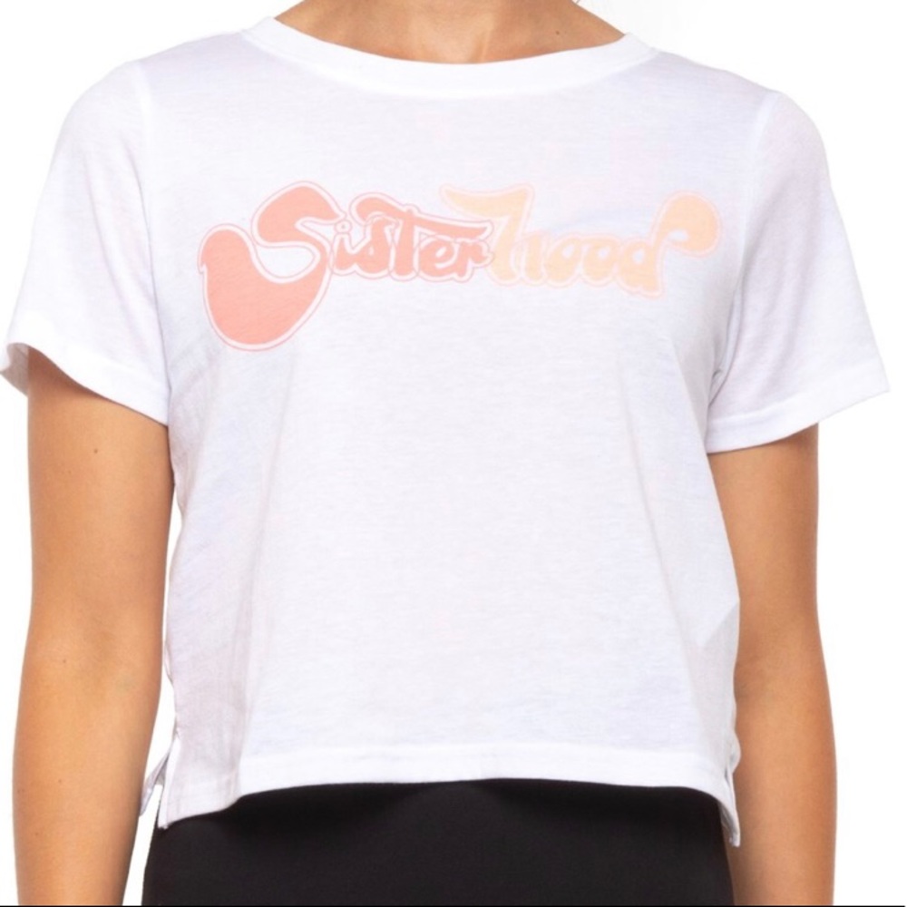 NWT Asics America Graphic Crop Top